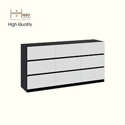 HAPPY FURNITURE , Tủ lưu trữ 9 ngăn kéo - KALA, THK_288, 160cm x 40cm x 80cm DxRxC