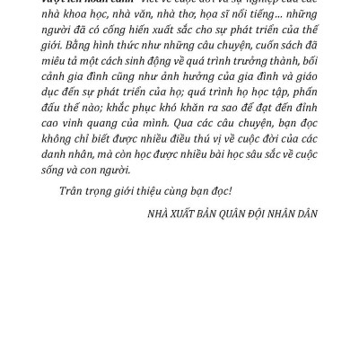 Danh Nhân Thế Giới - Những Tấm Gương Vượt Lên Hoàn Cảnh 