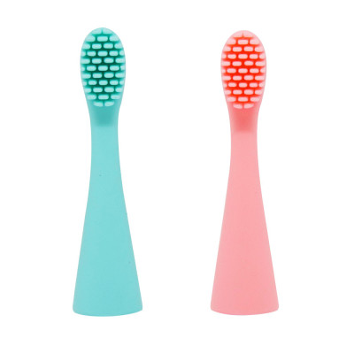 Đầu bàn chải silicon thay thế cho bé Marcus & Marcus - Hồng