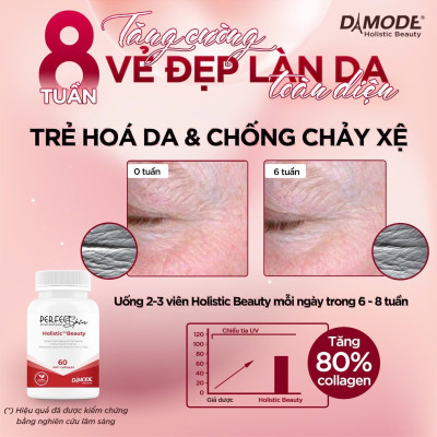 Viên uống trắng sáng da HOLISTIC DAMODE lọ 60 viên