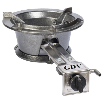 Combo Bếp Gas Khè Công Nghiệp Sơn Tĩnh Điện GDV Kèm Van Dây - Hàng Chính Hãng