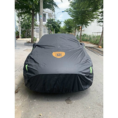Bạt phủ ô tô Mazda 6 chất liệu Polyester - màu đen cao cấp MACSIM 