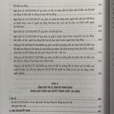500 Câu hỏi và tình huống giải quyết các vướng mắc tranh chấp lao động