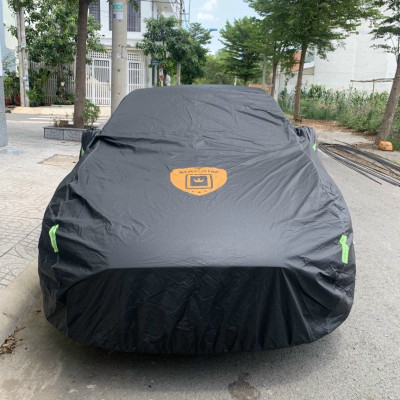 Bạt phủ ô tô Volkswagen Tiguan chất liệu Polyester - màu đen cao cấp MACSIM màu đen - sử dụng trong nhà và ngoài trời