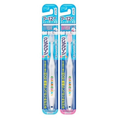 Bàn chải đánh răng KAO trẻ em màu hồng (Từ 7 - 12 tuổi)