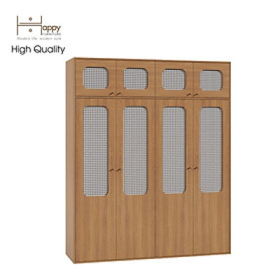 [Happy Home Furniture] MEYDAN, Tủ quần áo 1m8x2m2 cánh mây,180cm x 58cm x 220cm ( DxRxC), TCM_053
