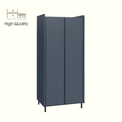 [Happy Home Furniture] LAVIA, Tủ quần áo 2 cửa mở - chân sắt, 80cm x 59cm x 180cm ( DxRxC), TCM_170