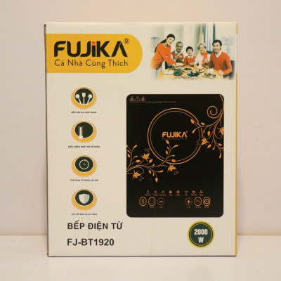  Bếp Điện Từ Đơn 2000W FUJIKA FJ-BT1920 Kèm Nồi Lẩu Inox Điều Khiển Cảm Ứng Mặt Kính Cao Cấp-Hàng Chính Hãng 