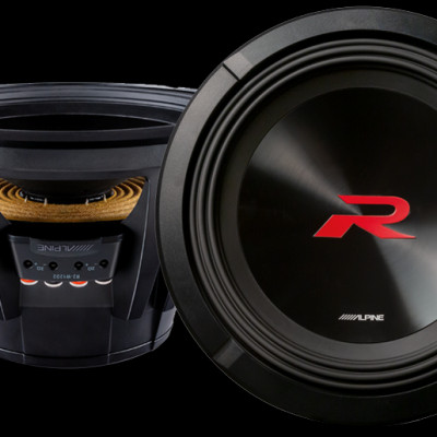 R2-W12D4 Loa sub hơi ô tô 12 INCH (4Ω+4Ω) chính hãng Alpine 