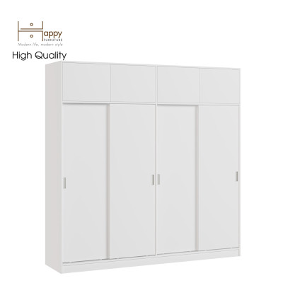 [Happy Home Furniture] ELEGANT, Tủ quần áo cửa lùa 2m2x2m2 , 220cm x 54cm x 220cm ( DxRxC), TCL_007