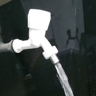 Bộ 3 vòi hồ tay núm tròn nhựa PP trắng, thân ngắn, ren 21-27mm Eurolife EL-HN05 (Trắng) (3 cái)