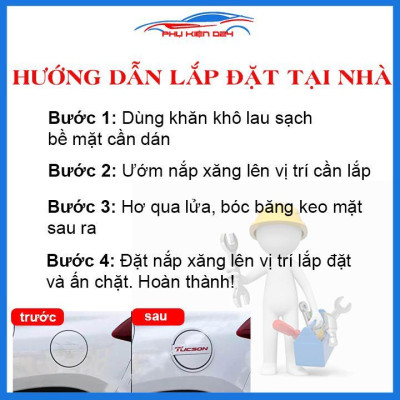 Ốp nắp bình xăng Innova 2017-2018-2019 mạ crom chống trầy trang trí ô tô