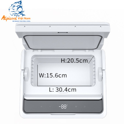 Tủ lạnh ô tô thông minh Alpicool Việt Nam 10 lít - C10 - 2 chức năng làm nóng 50 độ, làm đá nhanh kiêm hộp đựng thực phẩm, kiêm thùng đá cho tài xế, lái xe