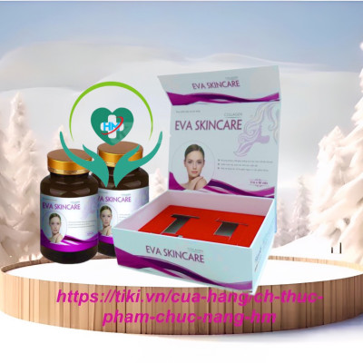 Viên uống đẹp da Eva Skincare Vinapharco, hộp 60v, trắng da, hạn chế lão hoá