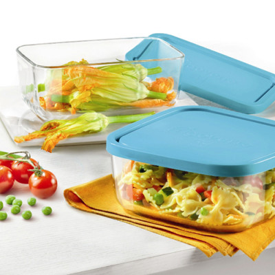 Hộp Thủy Tinh Vuông Frigoverre 10 Bormioli Rocco 335190MA2321990 (240ml)