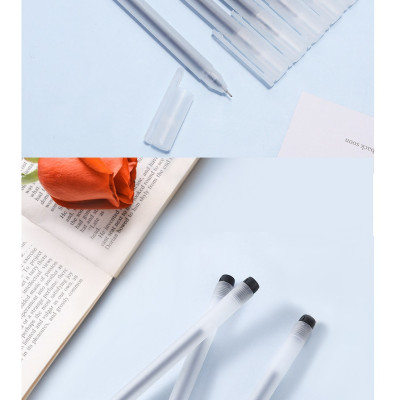 Bút Gel bút bi nước văn phòng mực gel 0.5mm mực đều nét chữ đẹp đủ màu