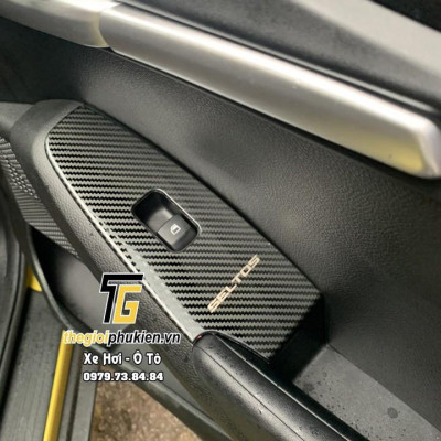 Ốp nội thất Kia Seltos 5 chi tiết vân Carbon
