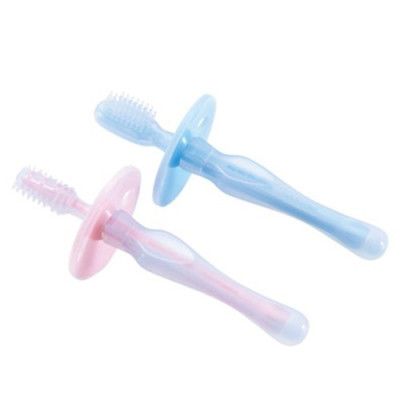 BỘ 2 BÀN CHẢI RĂNG EM BÉ BẰNG SILICONE KUKU KU1083