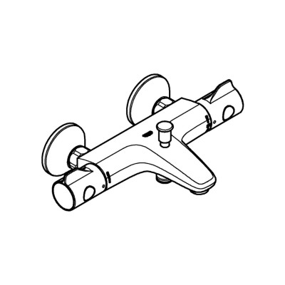 Bộ Trộn Nổi Ổn Nhiệt GROHE GROHTHERM 800 Kèm Vòi Xả Bồn - 34567000