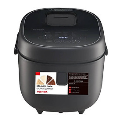 Nồi cơm điện tử Toshiba 1.8 lít RC-18DR4TVN(H) màu Xám đậm - Hàng chính hãng