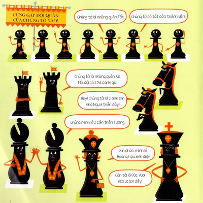 Combo 2 cuốn Chơi cờ vua cùng bé - TRÒ CHƠI PHÁT TRIỂN TOÀN DIỆN (Quyển 1), VÁN CỜ HOÀN CHỈNH (Quyển 2)