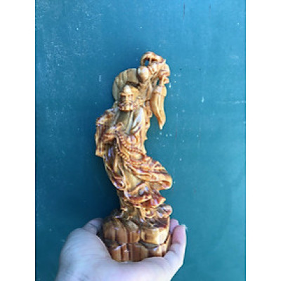 Tượng đạt ma sư tổ mini bằng gỗ huyết long mọng dầu kt cao 20×8×5cm