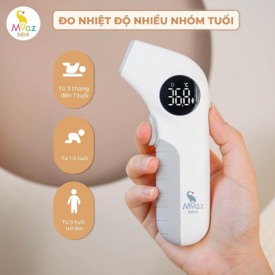Nhiệt kế hồng ngoại Moaz BéBé MB – 097 (không bao gồm pin) - Hàng Chính Hãng