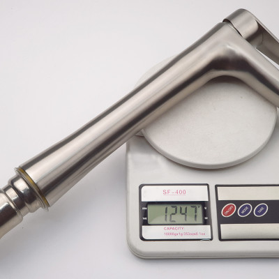 Vòi lavabo điếu nóng lạnh, Inox SUS 304 Eurolife EL-T023 (Trắng vàng )