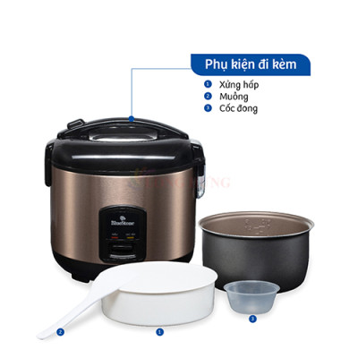 Nồi cơm điện nắp gài Bluestone 1.2 lít RCB-5512 - Hàng chính hãng