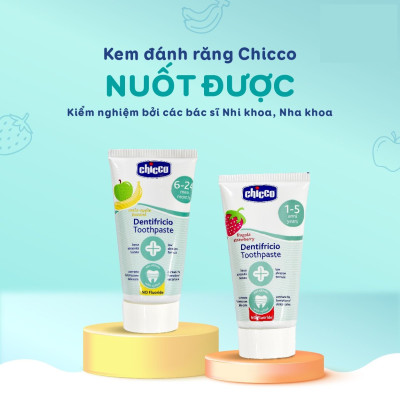Kem đánh răng hương Chuối - Táo Chicco  6M+
