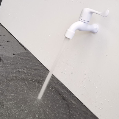 Vòi hồ nhựa ABS mạ Chrome Eurolife EL-HN04 (Trắng)