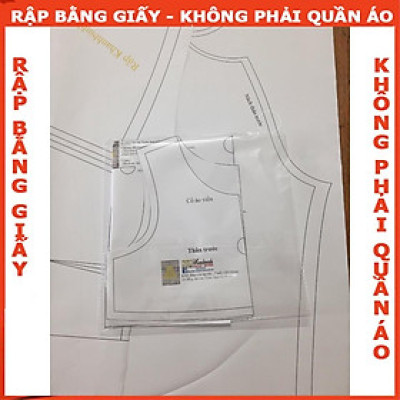 Rập giấy A0  đầm bé gái  mã R171 (BẢN VẼ)