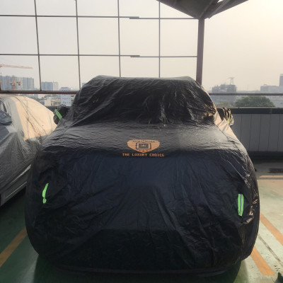Bạt phủ ô tô Kia Carnival chất liệu Polyester - màu đen cao cấp MACSIM màu đen - sử dụng trong nhà và ngoài trời