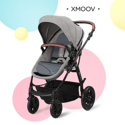 Bộ xe đẩy Kinderkraft XMOOV3IN1 cho bé từ 0 tháng tuổi đến 22kg