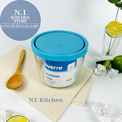 Hộp thủy tinh trữ đông Frigoverre tròn cao - Bormioli Rocco Ý - Hàng chính hãng