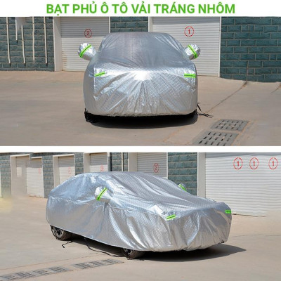 Bạt che phủ xe ô tô 5 chỗ Honda Brio, Bạt trùm xe hơi 5 chỗ cao cấp chất liệu vải PEVA chống nắng mưa, bạt phủ xe brio