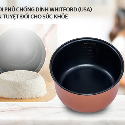 Nồi cơm nắp gài Sunhouse 1.8 lít SHD8602 - Hàng chính hãng