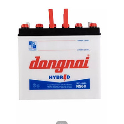 Ắc quy  Hybrid NS60 | 12V - 45Ah ( tặng acid châm bình )