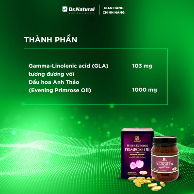 Bộ Sản Phẩm Đẹp Da, Giảm Nám: Hyper Evening Primrose Oil, Serum Vàng Nhau Thai Cừu 50ml