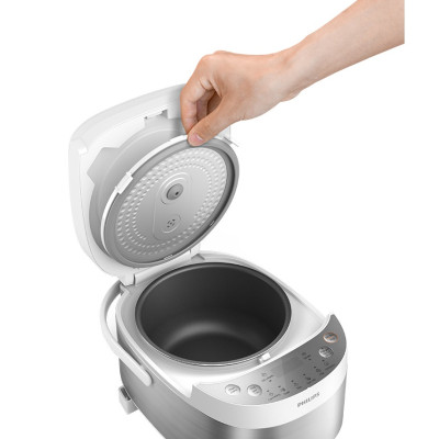 Nồi Cơm Điện Tử Mini Philips 0.85 lít HD3170/66 - Hàng Chính Hãng