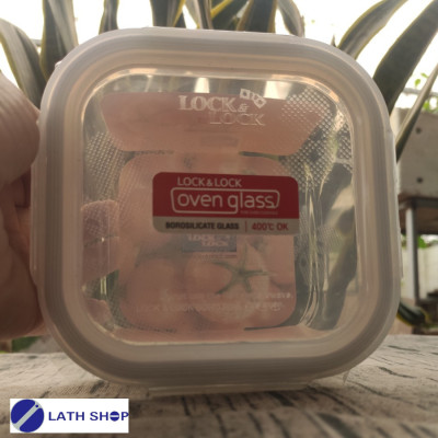 Hộp Bảo Quản Thủy Tinh Hình Vuông Lock&Lock LLG214 140x140x67mm 500Ml