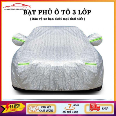 Bạt Phủ Xe Ô Tô MaAZDA 2, Mazda 3, Mazda 6, CX5, CX8, CX9, BT50, có phản quang, chống nóng, chống nước, có khóa 