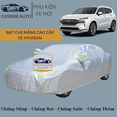[HYUNDAI] Bạt phủ xe ô tô tráng nhôm cao cấp các xe hãng HYUNDAI, 3 lớp chống nóng, chống thấm, chống bụi - Hàng Chính Hãng