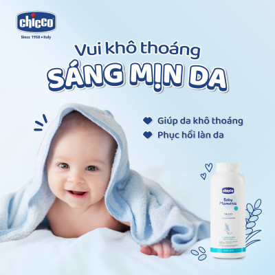 Phấn rôm tinh bột Gạo Chicco