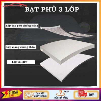 Bạt Phủ Xe Ô Tô MaAZDA 2, Mazda 3, Mazda 6, CX5, CX8, CX9, BT50, có phản quang, chống nóng, chống nước, có khóa 