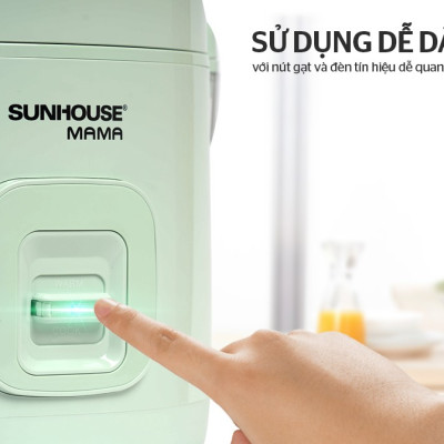 Nồi Cơm Điện 1.2L Sunhouse MaMa SHD8265 - Màu Ngẫu Nhiên - Hàng Chính Hãng