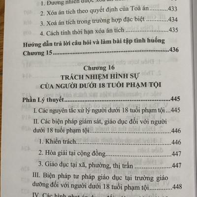 Hướng dẫn môn học Luật Hình Sự  -Tập 1 - Phần Chung 