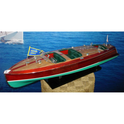 Mô hình cano HACKE.R CRAFT cao cấp, mô hình gỗ tự nhiên, làm quà tặng sang trọng 1st FURNITURE