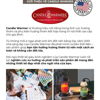 Đèn lồng đốt nến Scroll Lantern White