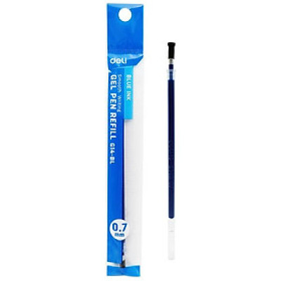 Ruột Bút Gel 0.7 mm - Deli EG14-BL - Mực Xanh